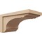 Ekena Millwork 9"W x 18"D x 9"H Wide Warren Rough Cedar Woodgrain TimberThane Corbel, Primed Tan CORUR09X18X09WARRCPR - alternate 1